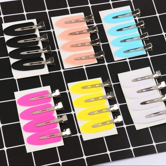 Set of 4 No Bend/No Crease Hair Clips - Picture 5 of 9